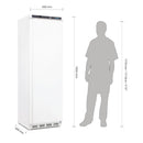 Polar C-Series Upright Freezer White 365Ltr CD613-A