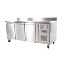 Polar U-Series 3 Door Counter Fridge with Upstand 417Ltr DL915-A