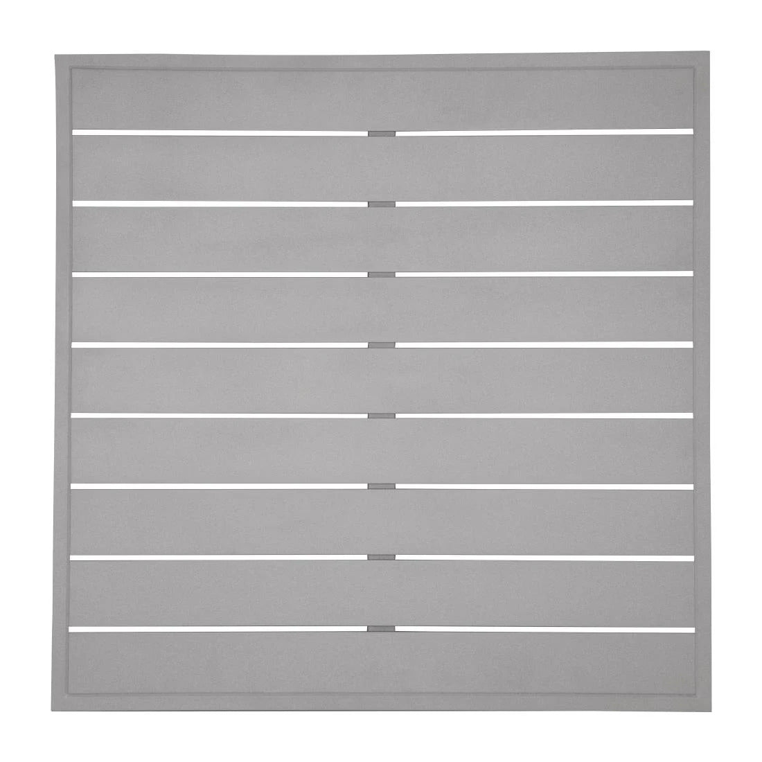 Bolero Aluminium Square Table Top Light Grey 700mm FW598