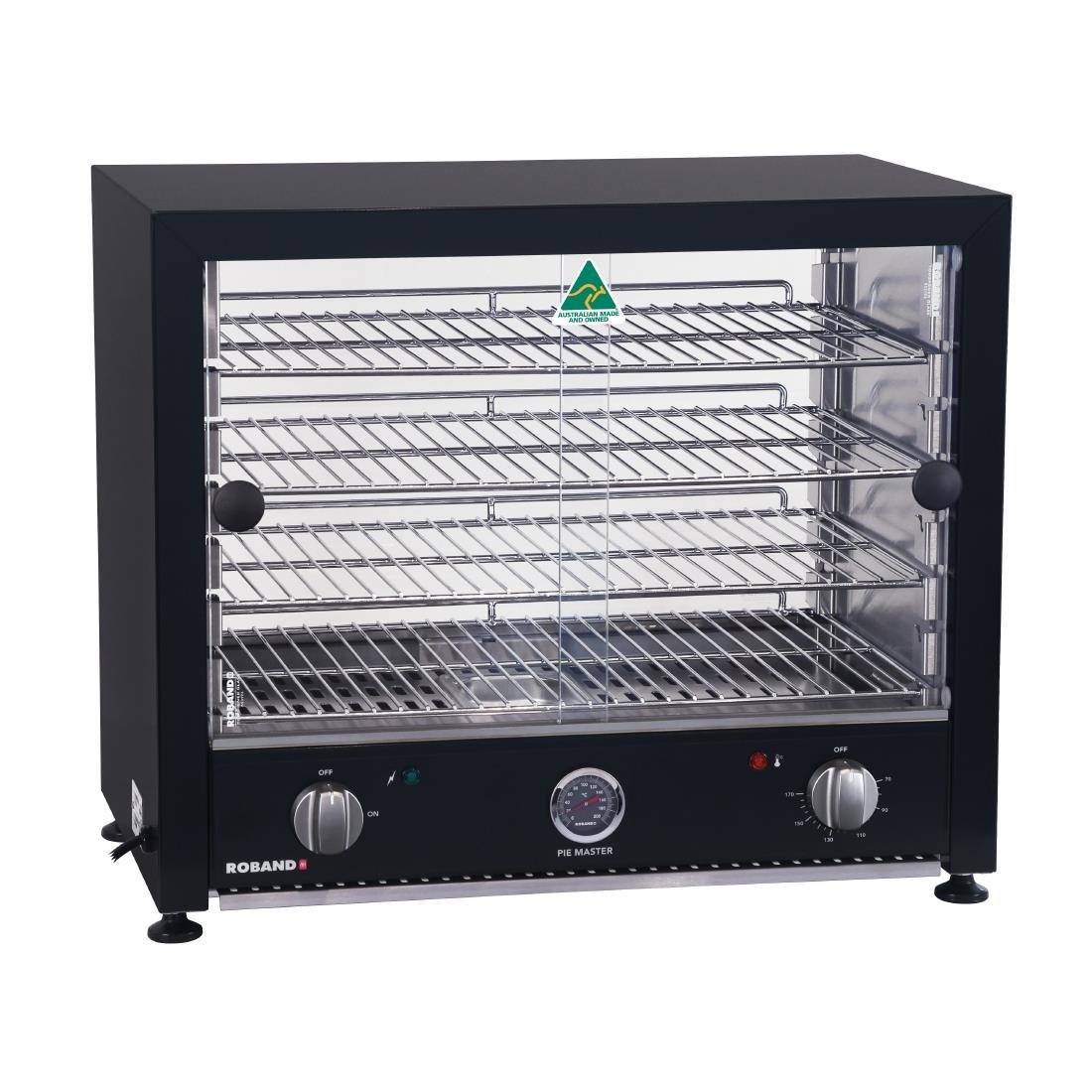 Roband Pie Warmer Black with light 50 pies FY196-A