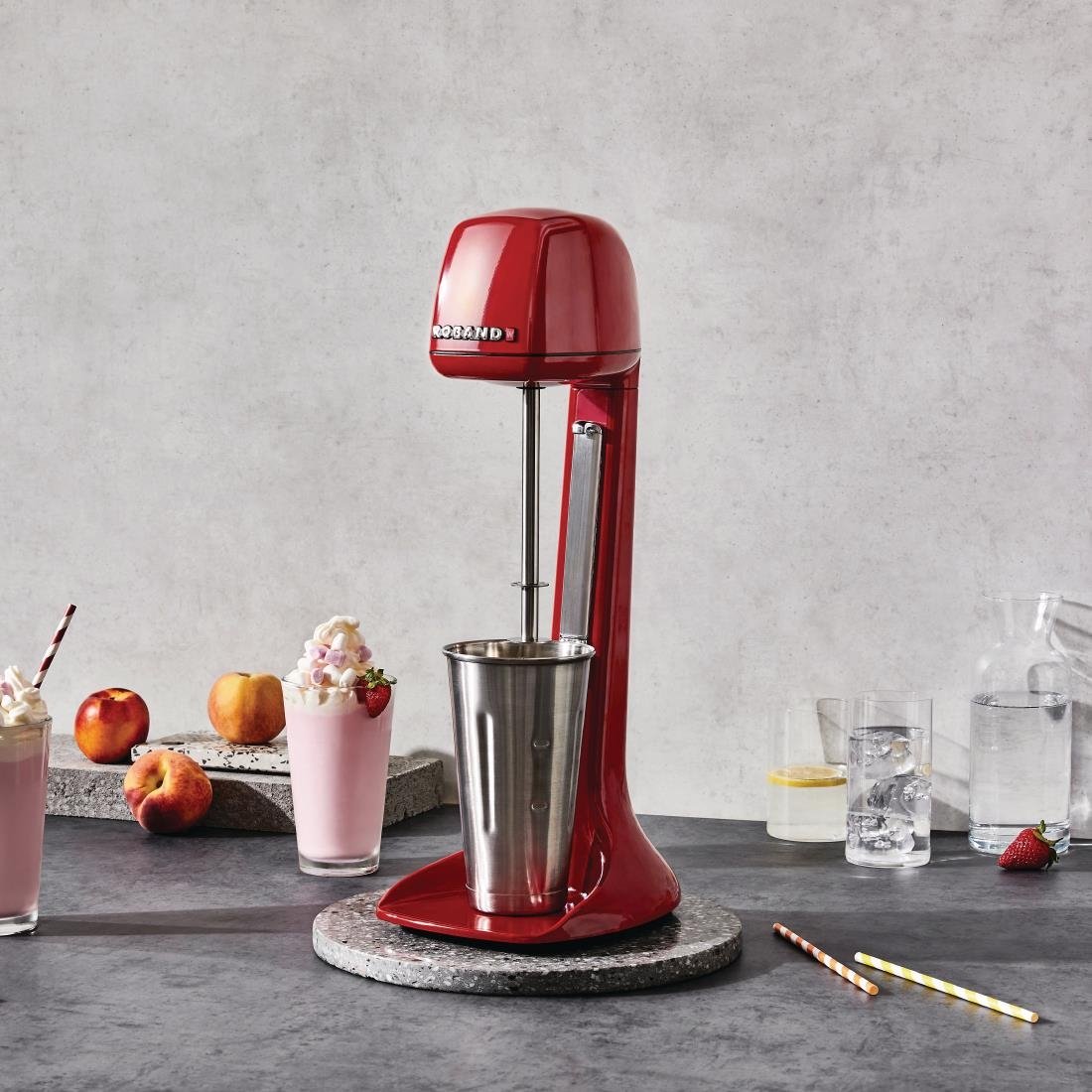 Roband Milkshake & Drink Mixer DM31 Red FY342