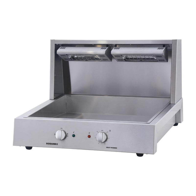 Roband Chip Warmer MC20CW with Sloped Tray for Chips