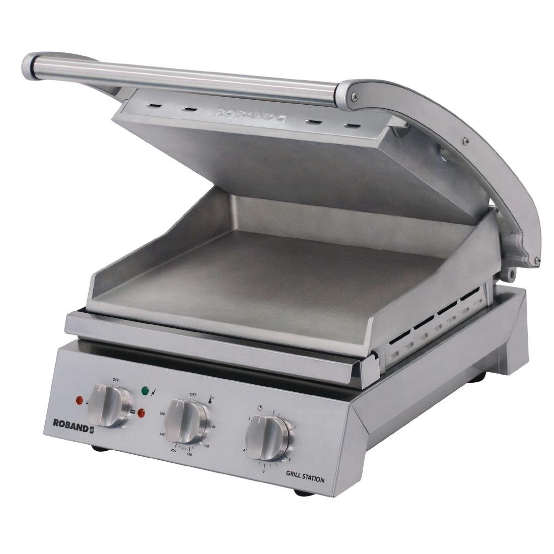 Roband Grill Station GSA610S with Smooth Plates 6 Slice Capacity HJ746