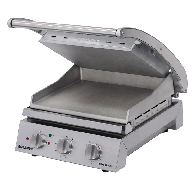 Roband Grill Station GSA610S with Smooth Plates 6 Slice Capacity
