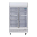 Polar G-Series Hinged Door Upright Display Cooler with Light Box 950Ltr GE580-A