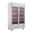 Polar G-Series Hinged Door Upright Display Cooler with Light Box 950Ltr GE580-A