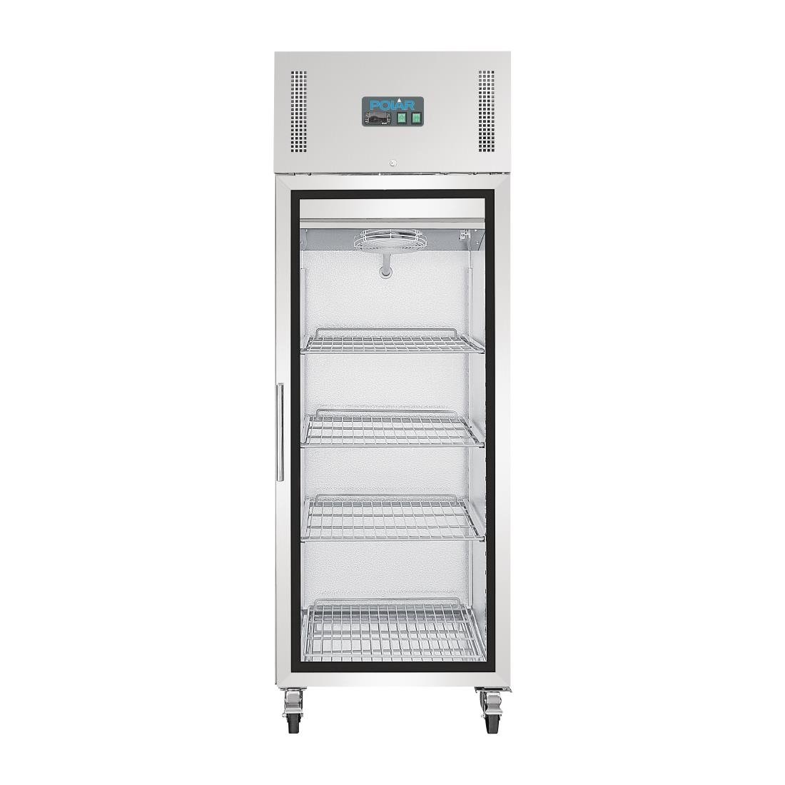 Polar G-Series Gastro Display Glass Door Fridge 600Ltr - White GH218-A