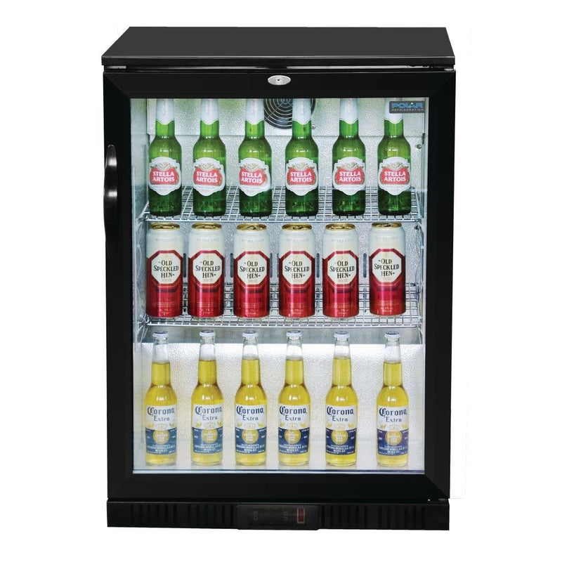 Polar G-Series Under Counter Back Bar Cooler with Hinged Door 128Ltr