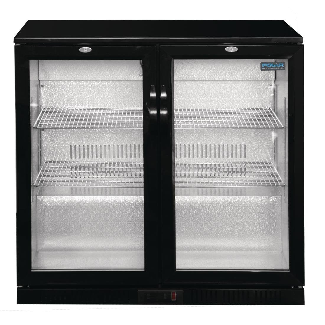 Polar G-Series Counter Back Bar Cooler with Hinged Doors 208Ltr GL002-A