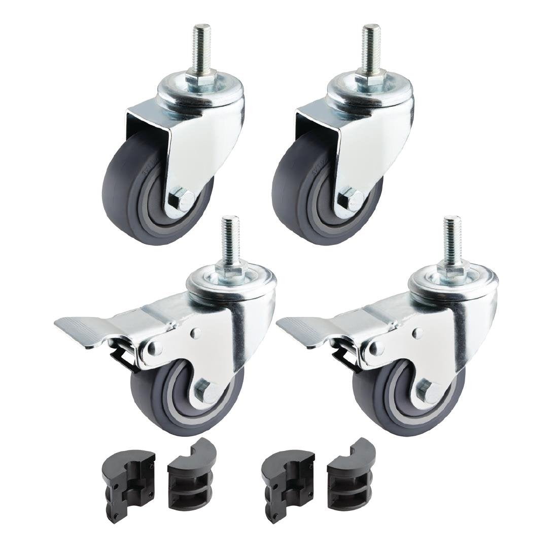 Castors for Vogue Stainless Steel Tables (Pack of 4) HC847