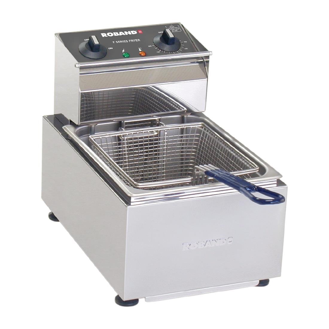 Roband F-Series Countertop Fryer F15 Single Pan 5Ltr 10Amps HJ623
