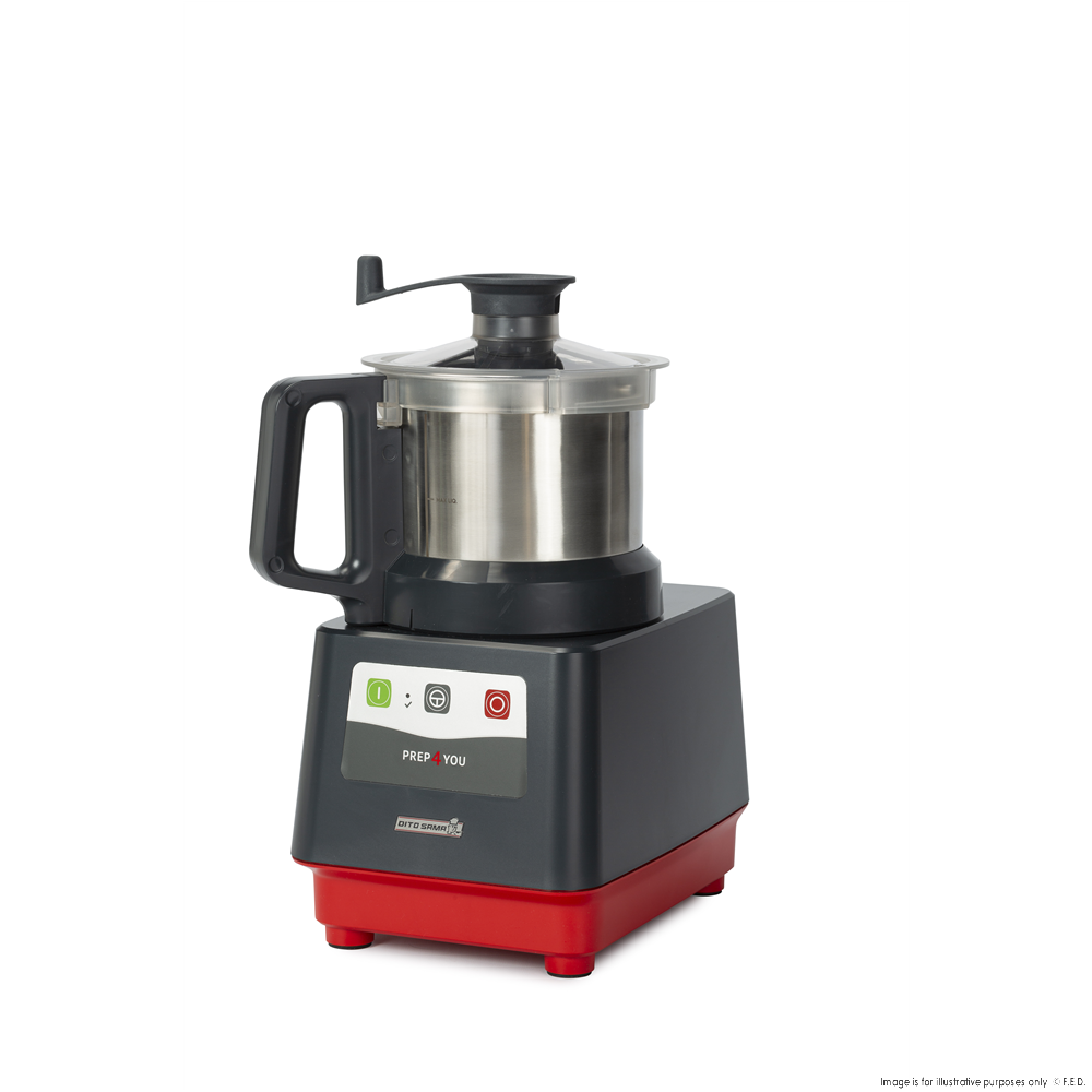 Dito Sama Dito Sama Prep4You Cutter Mixer Food Processor 1 Speed 2.6L Stainless Steel Bowl P4U-PS2S