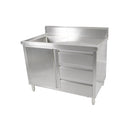 Modular Systems Cabinetd With Left Sink SC-6-1200L-H
