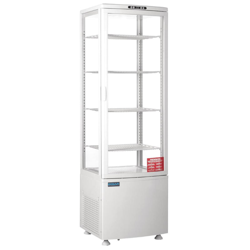 Polar C-Series Energy Efficient Curved Door Display Fridge White - 235Ltr CX575-A