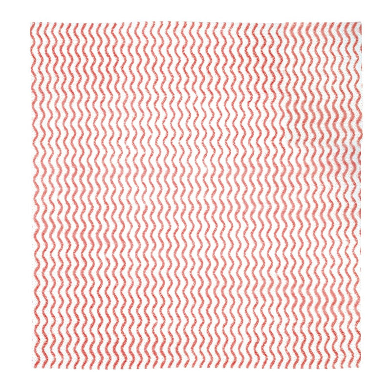 Jantex Non Woven Cloths Red (Roll of 100 Sheets) CS805