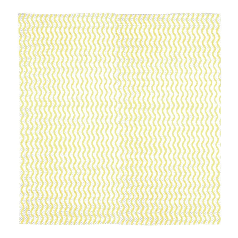 Jantex Non Woven Cloths Yellow (Roll of 100 Sheets) CS808