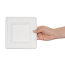 Fiesta Compostable Bagasse Square Plates 159mm (Pack of 50) FC518