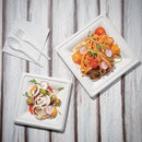 Fiesta Compostable Bagasse Square Plates 159mm (Pack of 50) FC518