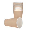 Fiesta Recyclable Takeaway Coffee Cups Single Wall Brown 450ml (Pack of 1000) GF034