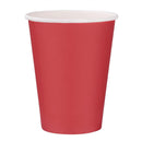 Fiesta Recyclable Takeaway Coffee Cups Single Wall Red 340ml (Pack of 50) GP407