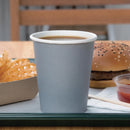 Fiesta Recyclable Takeaway Coffee Cups Single Wall Charcoal 225ml (Pack of 1000) GP415