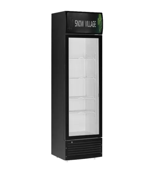 Snow Village Single Glass Door Display Fridge LC-258(A) - LC-258(A)