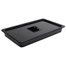 Vogue Black Polycarbonate 1/1 Gastronorm Tray 65mm U454
