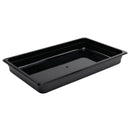 Vogue Black Polycarbonate 1/1 Gastronorm Tray 65mm U454