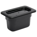 Vogue Black Polycarbonate 1/9 Gastronorm Tray 100mm U473