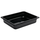 Vogue Black Polycarbonate 1/2 Gastronorm Tray 65mm U458