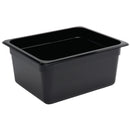 Vogue Black Polycarbonate 1/2 Gastronorm Tray 150mm U460