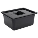 Vogue Black Polycarbonate 1/2 Gastronorm Tray 150mm U460