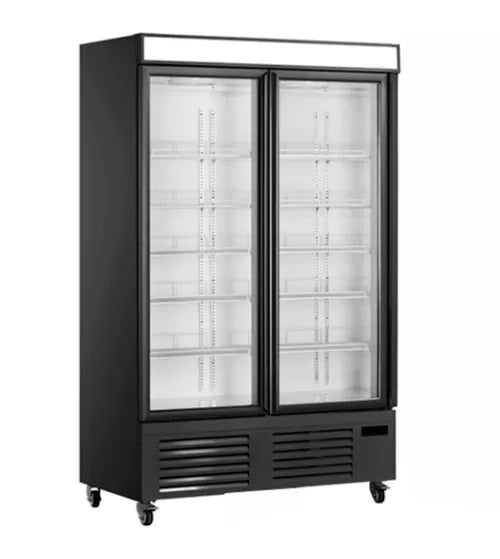 Snow Village Double Glass Door Display Freezer LD-1260FX - LD-1260FX