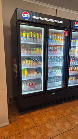 Skope Skope BME1200N-A 2 Glass Door Display or Storage Fridge 1079L - BME1200N-A