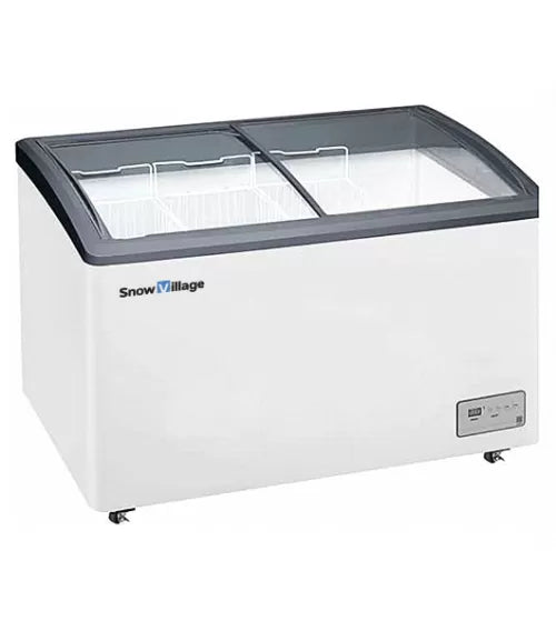 Snow Village Two Sliding Glass Lids Dual Temperature Chest Freezer SD/SC-328YH - SD/SC-328YH
