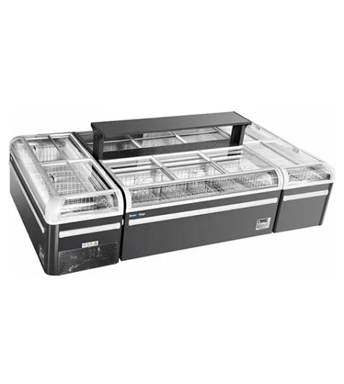 Snow Village Modular Supermarket Island Freezer CQG-25L - CQG-25L