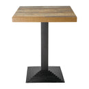 Bolero Pre-Drilled Square Table Top Urban Dark 600mm DR821