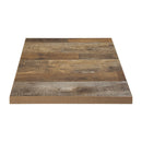Bolero Pre-Drilled Square Table Top Urban Dark 600mm DR821