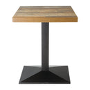 Bolero Pre-Drilled Square Table Top Urban Dark 600mm DR821