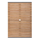 Bolero Acacia Wood and Steel Rectangular Table 1200mm DS153