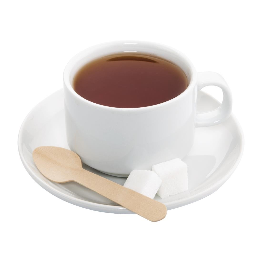 Fiesta Compostable Biodegradable Wooden Teaspoons (Pack of 100) DK398