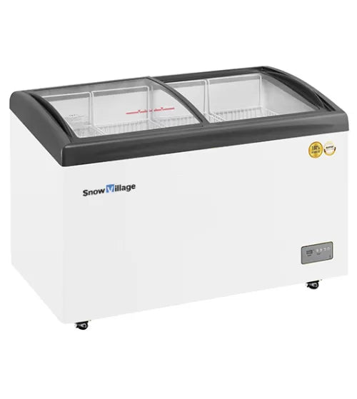 Snow Village Two Sliding Glass Lids Dual Temperature Chest Freezer SD/SC-258YH - SD/SC-258YH