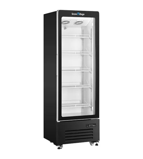 Snow Village Single Glass Door Display Fridge LC-338FP - LC-338FP