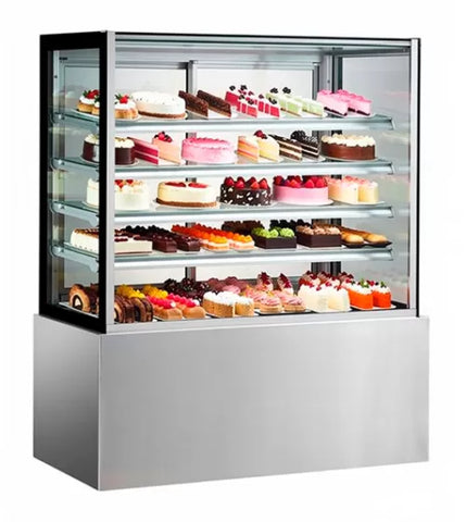 Snow Village Square Glass Chilled Food Display DG-1200FZH4 - DG-1200FZH4