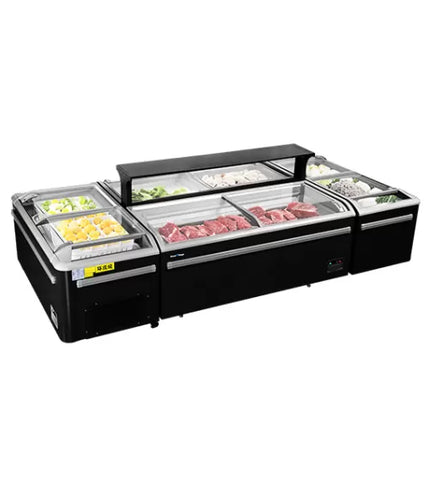 Snow Village Modular Supermarket Island Freezer CQS-25L - CQS-25L