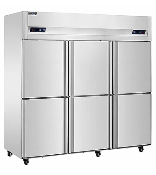 Snow Village Stainless Steel Six Door Freezer/Fridge CFD-60D6F - CFD-60D6F