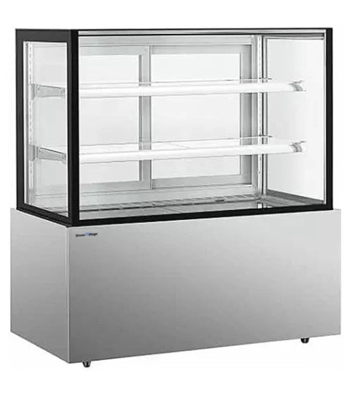 Snow Village Square Glass Chilled Food Display DG-1200FZ - DG-1200FZ