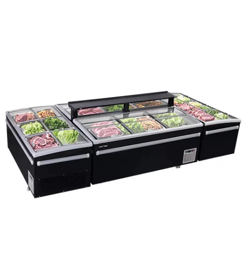 Snow Village Modular Supermarket Island Freezer CQZ-25L - CQZ-25L