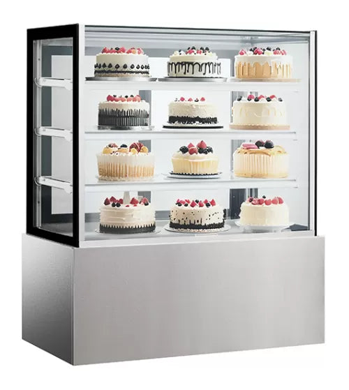 Snow Village Square Glass Chilled Food Display DG-900FZH3 - DG-900FZH3