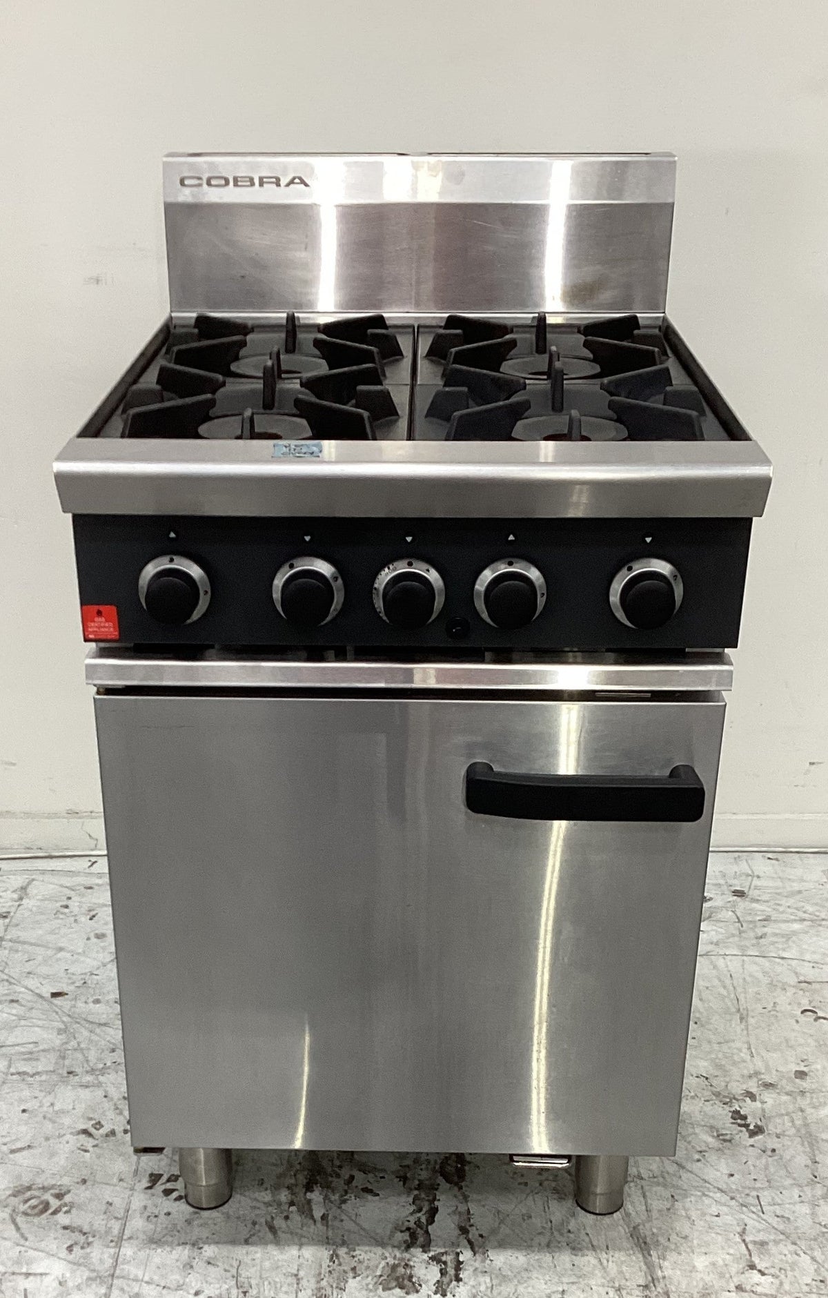 Cobra CR6D 4 Burner Gas Range Static Oven - 693736